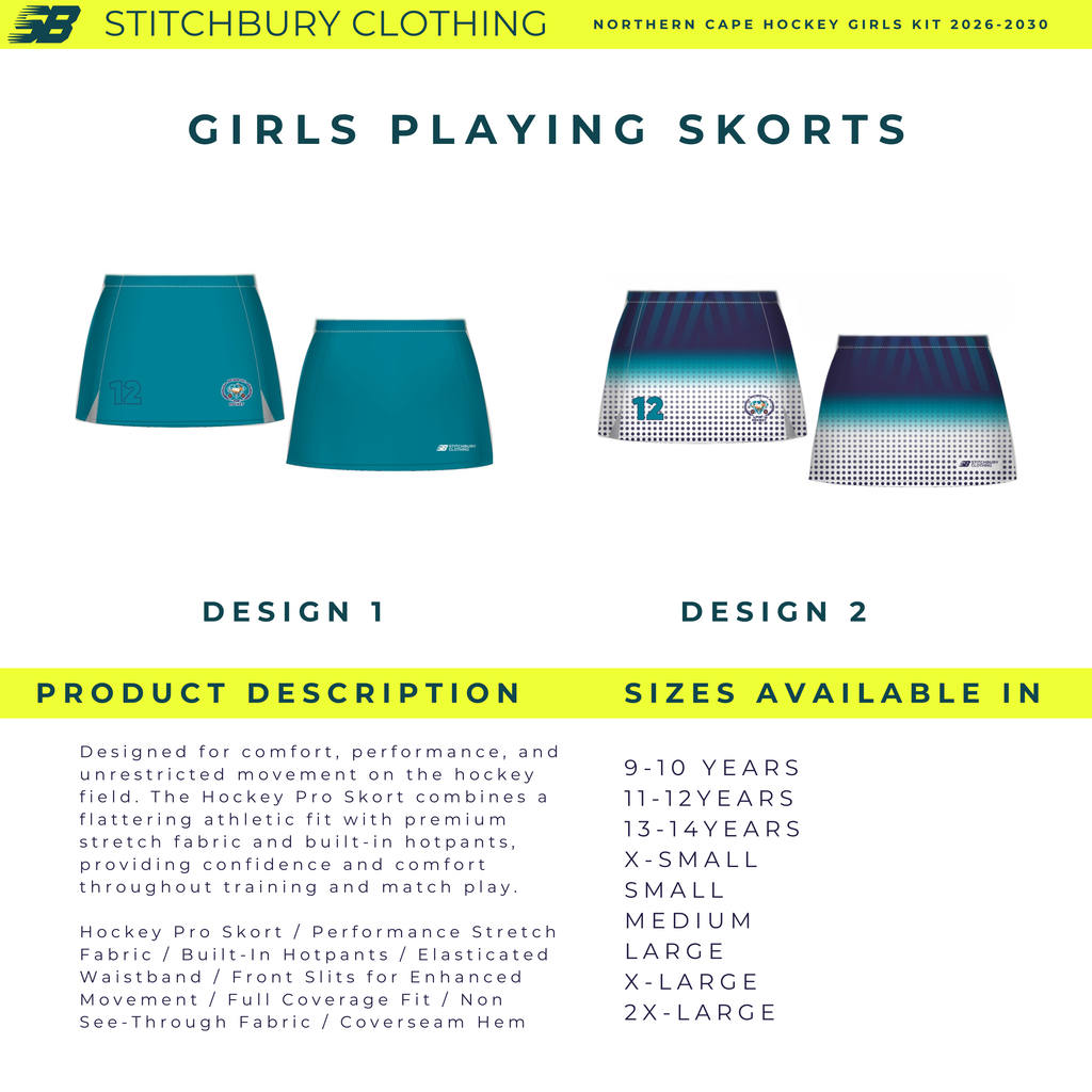 GIRLS KIT l Northern Cape Hockey 2026-2030