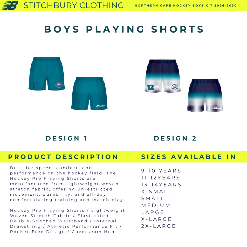 BOYS KIT l Northern Cape Hockey 2026-2030