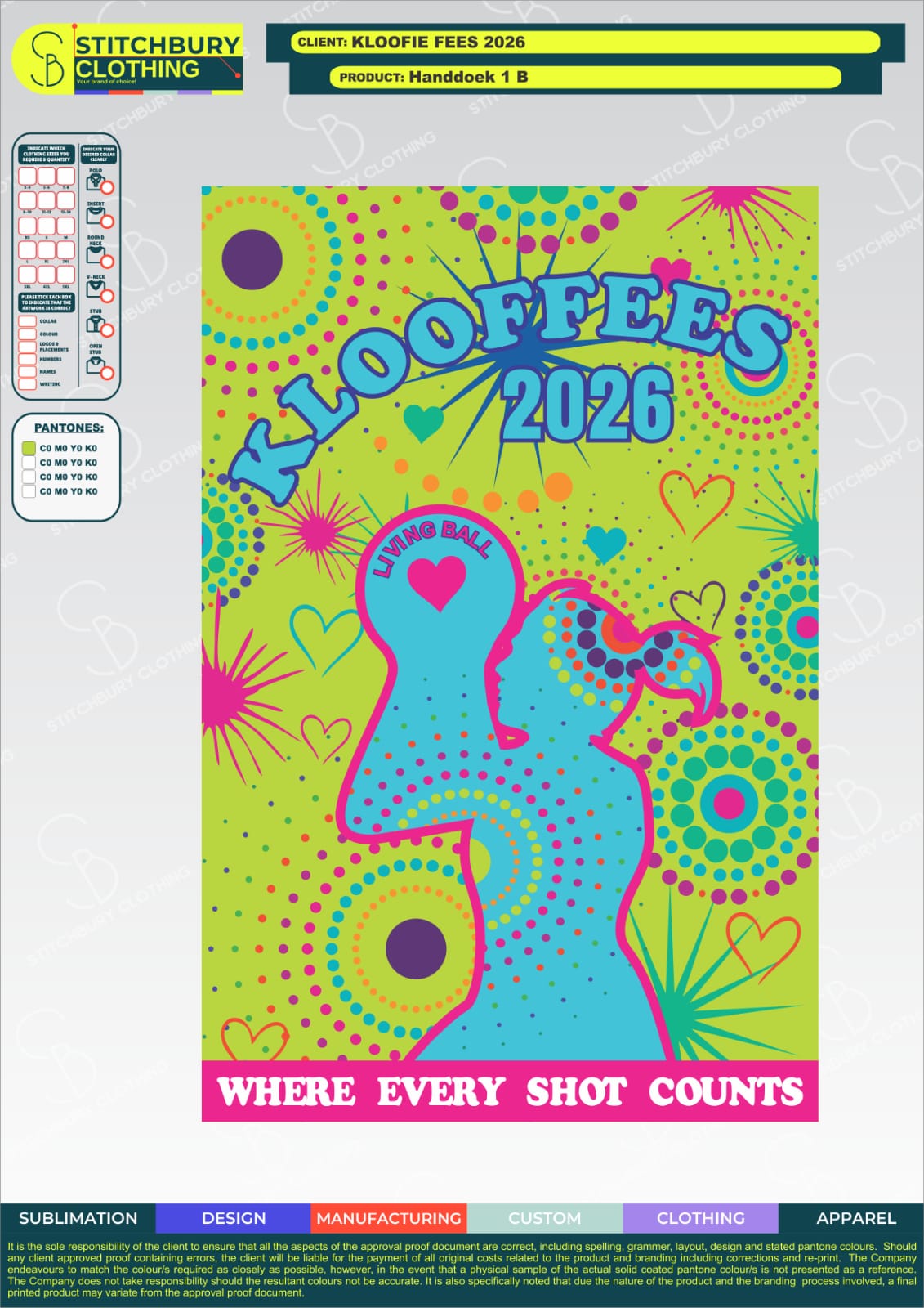 Kloof Netbalfees Towel